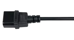 Transmedia IEC 60320 C14 plug-IEC 60320 C13 jack 3m