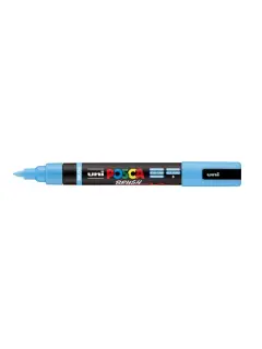 Marker Uni pc-5br brush Posca svijetlo plavi