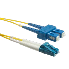 NFO Patch cord, LC UPC-SC UPC, Singlemode 9 125, G.657A2, Duplex, 10m