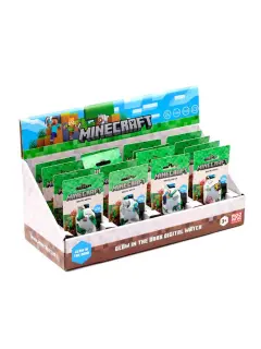 Silikonski digitalni sat Puckator Minecraft Glow in the Dark sortirano 12/1 WATC24