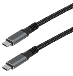 Transmedia USB C 3.2 cable with E-Marker chip, 3m