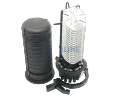 NFO Splice Closure 288F, 10 round entries, 1 oval, 18 trays, Height 430 mm, Pole and Wall mount