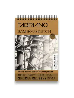 Blok Fabriano Bamboo 21x29,7 (A4) 105g 30L spiralni top side 19100725