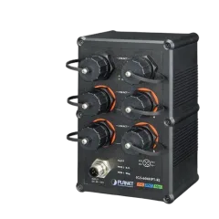 Planet Industrial IP67-rated 4-Port 10 100 1000T 802.3at PoE 2-Port 10 100 1000T Managed Ethernet Switch (-40~75 degrees C)