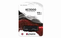 Kingston 512 GB M.2 SSD, KC3000 NVMe Gen. 4x4