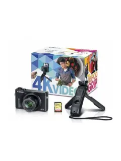 Canon PS G7 X mark III, crni Vlogger kit