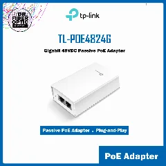 TP-Link TL-POE4824G - Gigabit 48VDC Passive PoE Adapter