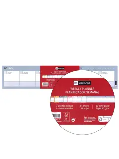 Planer tjedni Miquelrius 80g 54L 9 boja ToDo kolekcija sortirano MR28157
