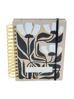 Planer Neutral Floral 16 mjeseci