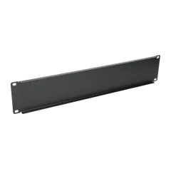 Extralink 2U 19" Front Blank Panel, Black