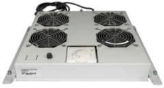 Intellinet 4-Fan Ventilation Unitwith Thermostat for 19" Racks
