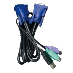 Planet 5,0M USB KVM Cable with built-in PS2 to USB Converter