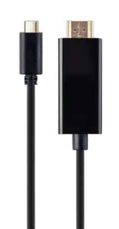 Gembird USB-C male to HDMI-male adapter, 4K 30Hz, 2 m, black