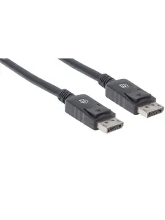 Manhattan kabel DP-DP M/M, 4K@60Hz, 2m, crni