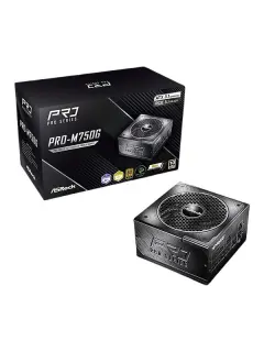 ASRock PSU PRO Series PRO-M750G, 750W, 80 Gold, Modular