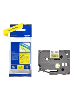 Vrpca Brother p-touch TZE651 24mm yellow/black