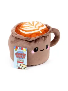 Plišani stoper za vrata Puckator Foodiemals Cappuccino DST168