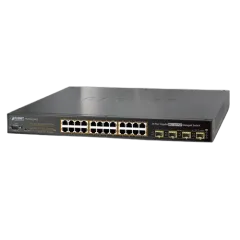 Planet 24P GbE High Power POE 4 SFP Mngd Switch (440W)