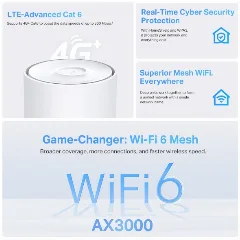 TP-Link 4G AX3000 Whole Home Mesh WiFi 6 Gateway