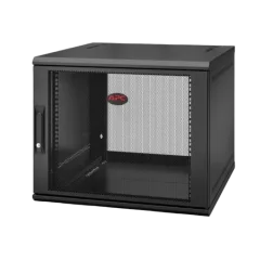 APC NetShelter WX 12U 600x600 Wall Mount Cabinet Black with swing handle