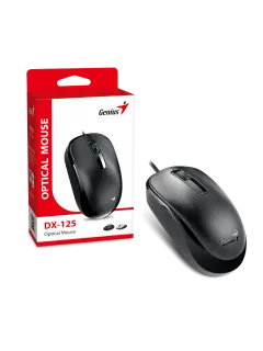 Genius DX-125, optički miš, USB, crni