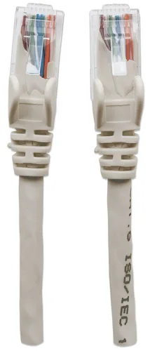 Intellinet Cat6, CCA, U/UTP, PVC, RJ45, 20m, sivi