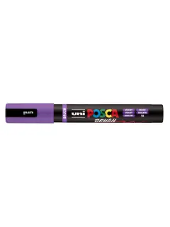 Marker Uni pc-5br brush Posca ljubičasti
