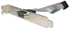 Gembird DB9 serial port receptacle on bracket