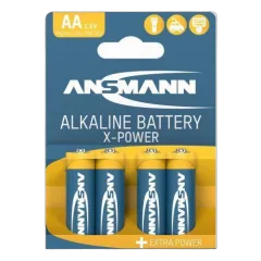 Ansmann X-Power Alkaline Battery AA LR6 4 pcs. paper blister