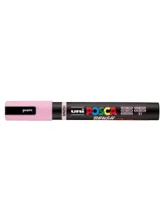 Marker Uni pc-5br brush Posca svijetlo rozi