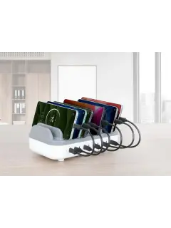 Manhattan 10-Port USB-C Power Charging Station