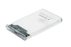 Gembird USB 3.0 2.5'' enclosure, for 9.5 mm drive, transparent plastic