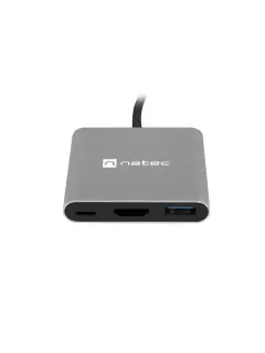 Natec Fowler USB-C MultiPort Adapter 3 IN 1 MINI USB 3.0, HDMI 4K, USB-C PD