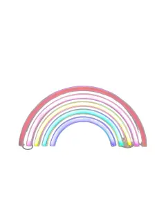 Lampa natpis iTotal LED Rainbow neon XL2764