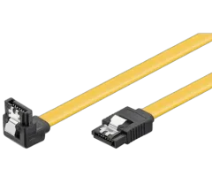 NaviaTec HDD SATA cable 1.5 3 6 Gbit s 7 pin SATA L-type plug 0,5m