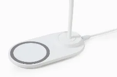Gembird Desk lamp with wireless charger, white
