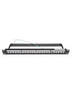 CommScope Patch panel 1U up to 24port RJ45 Keystone STP/UTP (w/o MJ), with label holder and rear