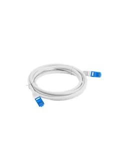 Lanberg 2M CAT.6A S/FTP LSZH CCA Grey Fluke Passed Patch Cable