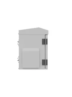 Lanberg Rack Cabinet 10" Wall/Pole-Mount IP55 Hermtic 320X220X300 Grey (Assembled)
