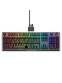 Dell Alienware Tri-Mode Wireless gaming tipkovnica, AW920K, US (QWERTY), tamnosivi