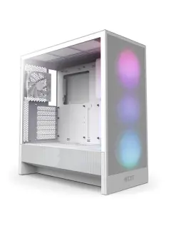 NZXT H5 Flow RGB 2024, bijelo bez napajanja, ATX