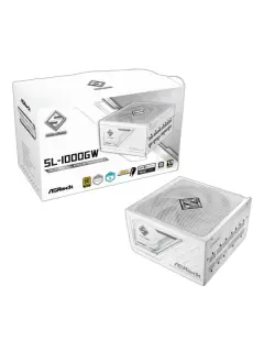 ASRock PSU Steel Legend SL-1000GW, 1000W, 80 Gold, Fully Modular, White