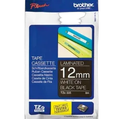 Vrpca Brother p-touch TZE335 12mm black/white