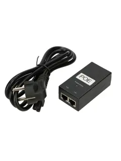 Extralink POE-24-24W-G, PoE PSU 24 V, 1A, 24 W, cable included