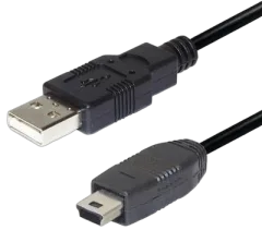 Transmedia USB A to 5 pin mini Kabel 2m