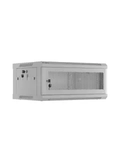 Lanberg 19" Wall-Mount 4U/600X450 Rack Cabinet With Perforated Door Grey (Flat Pack)