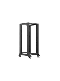 Lanberg Open Rack 19" 27U 600X800 Black V2