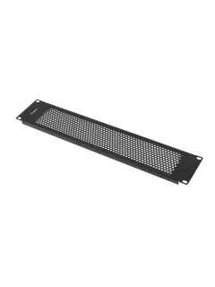 Lanberg 19" Blanking Panel 2U Mesh Black
