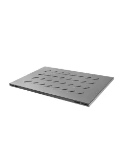 Lanberg 19" Fixed Shelf 1U/465X715MM Max Load Capacity Up To 120KG Black