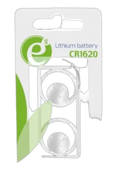 Gembird Button cell CR1620, 2-pack